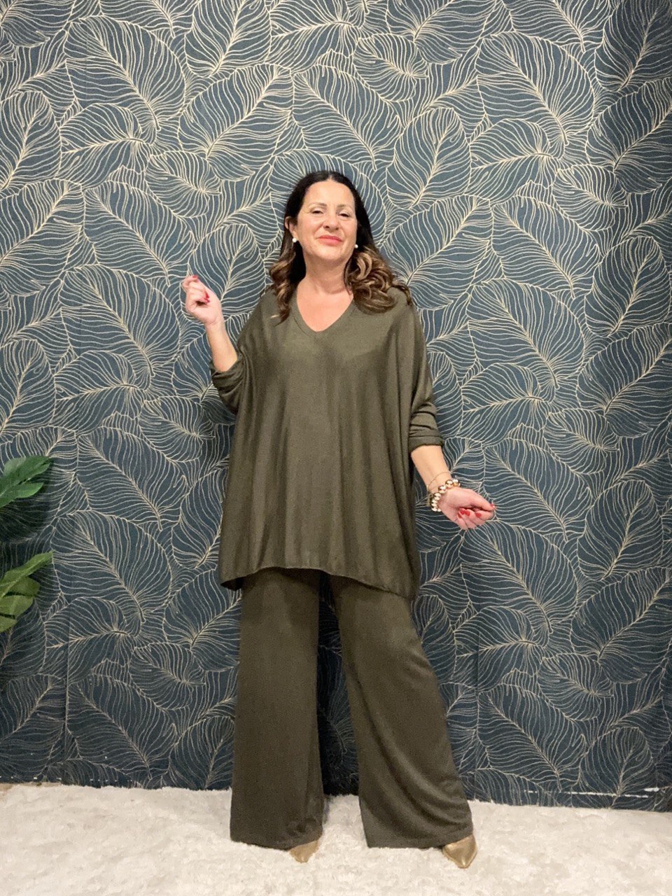Jeny sweater in viscose wool and angora
