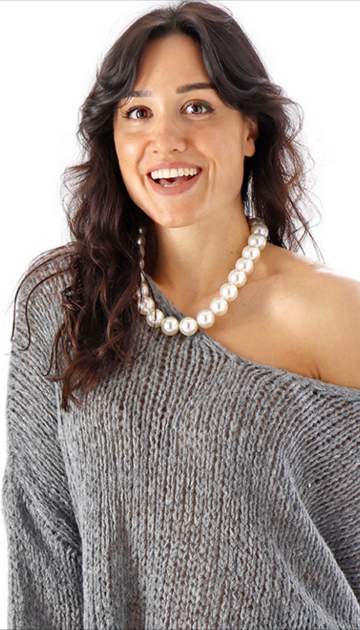 Numa choker necklace with pearls