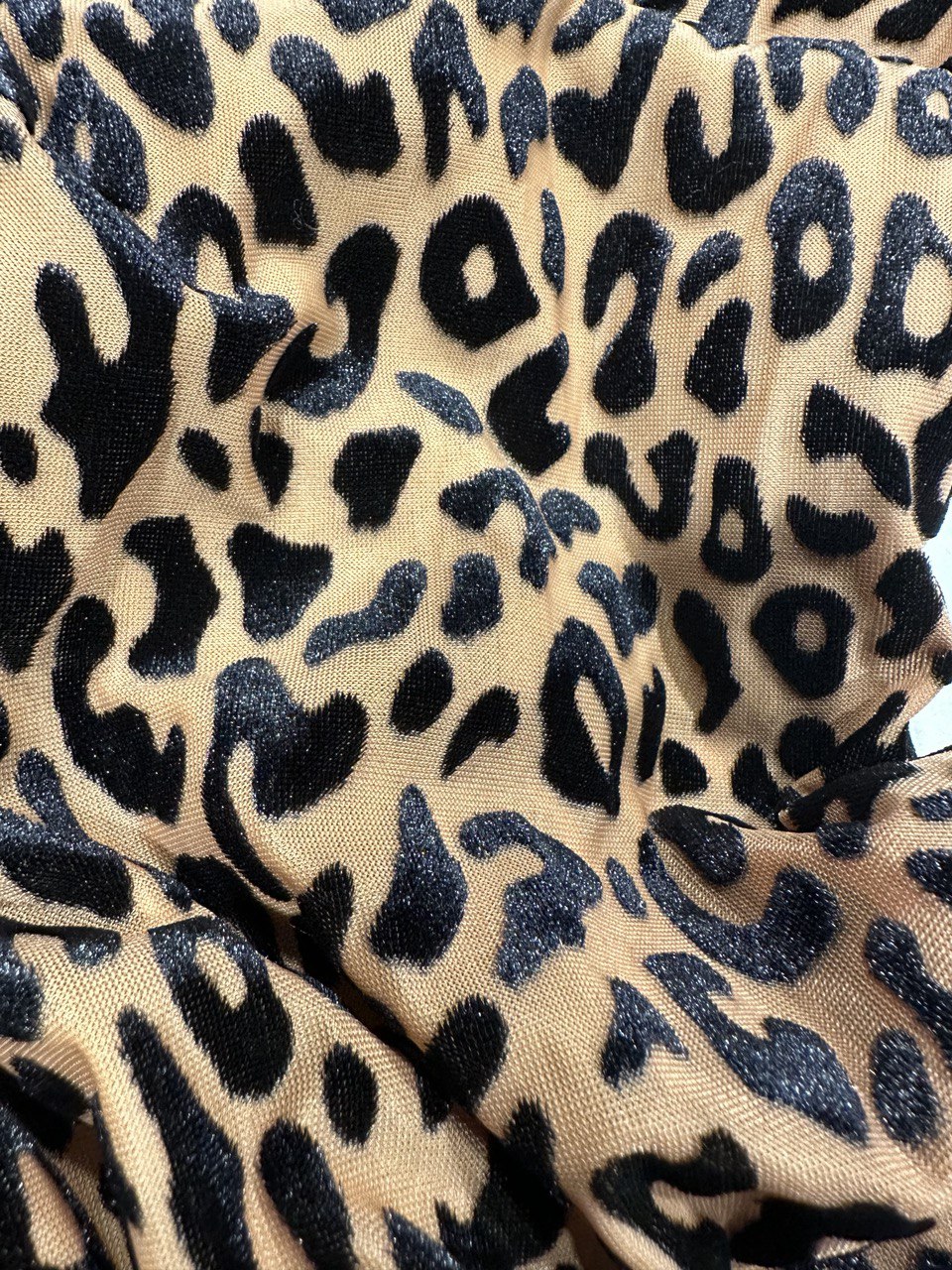 Animal print trousers