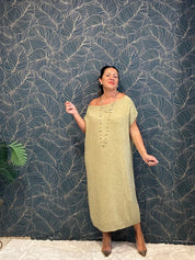 Vestito Emanuela manica corta in maglina di viscosa