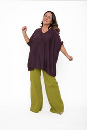 Jeny sweater in viscose wool and angora