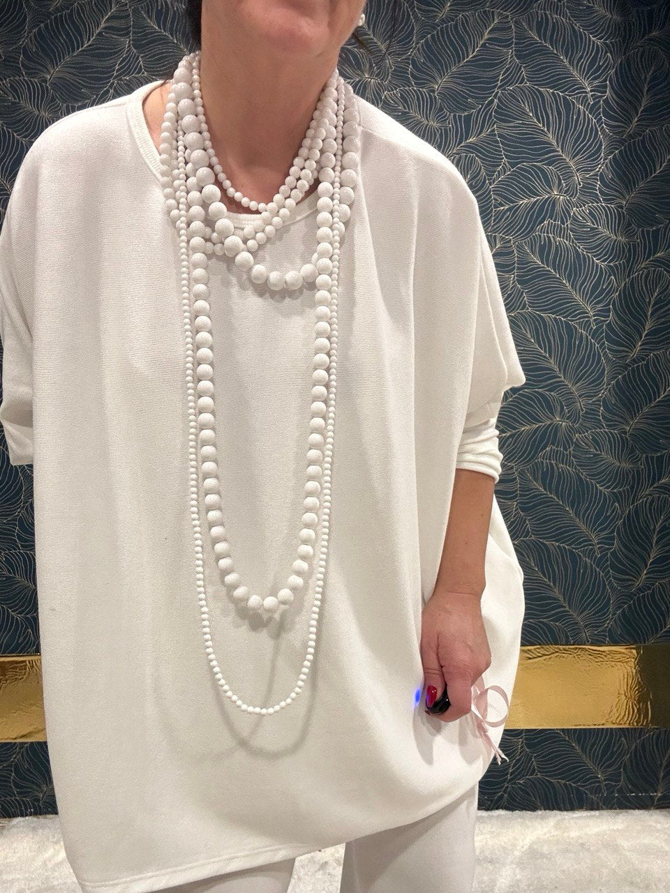 Collana giri di perle