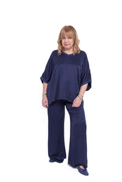 Completo Katia maglia e pantalone in seta e viscosa
