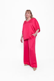 Completo Katia maglia e pantalone in seta e viscosa