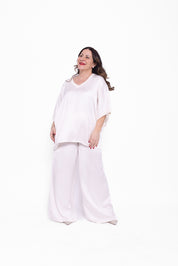 Completo Katia maglia e pantalone in seta e viscosa