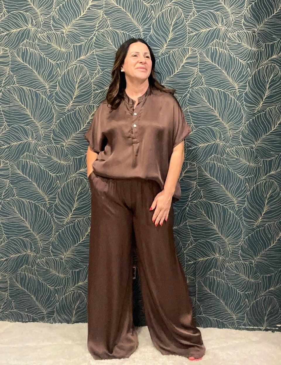 Completo Tiziana maglia serafina e pantalone in viscosa