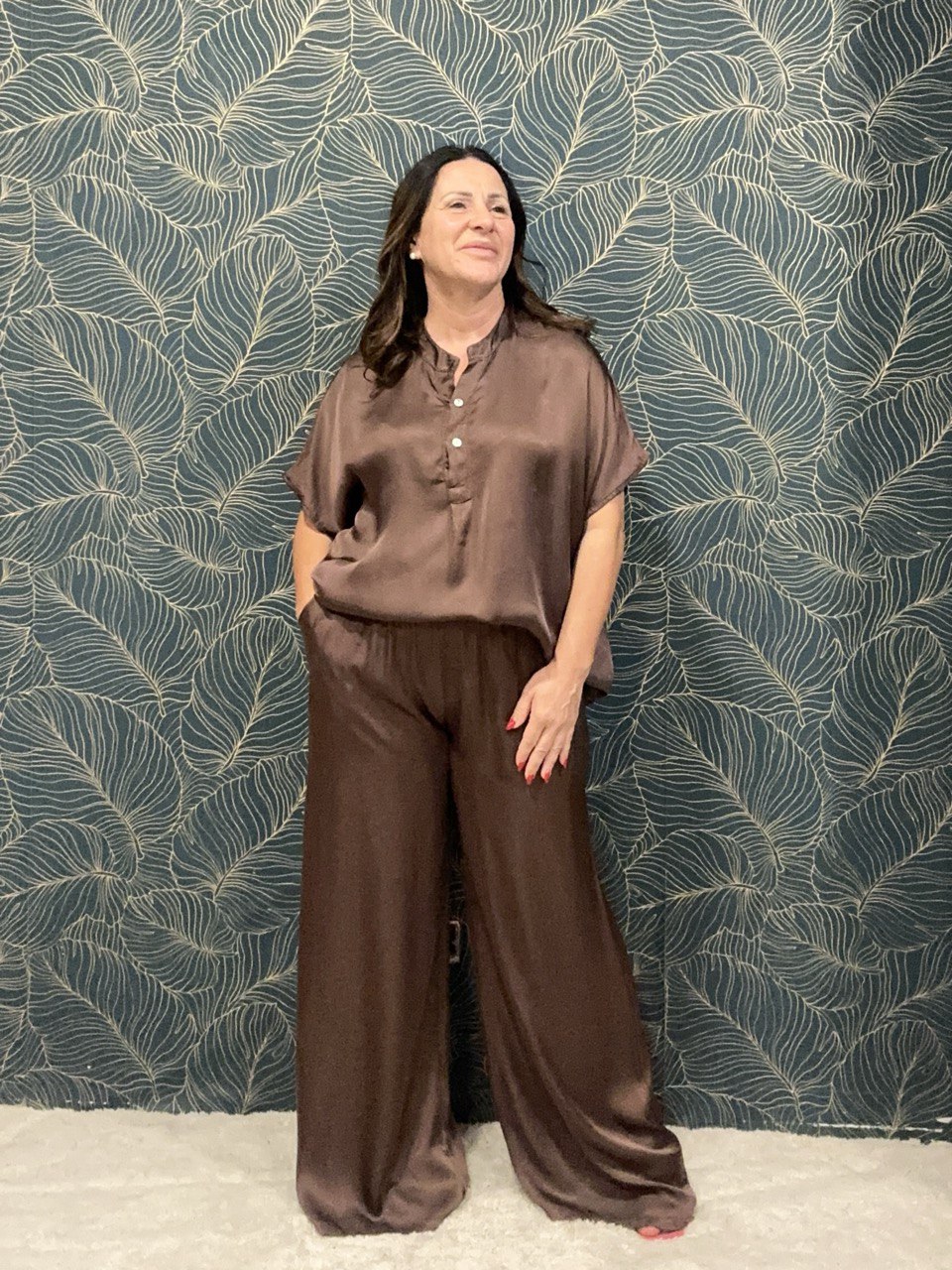 Completo Tiziana maglia serafina e pantalone in viscosa