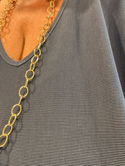 Completo Giusi maglia manica corta e pantalone in viscosa