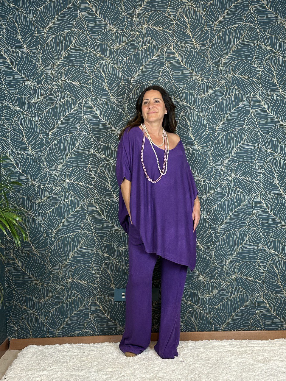 Completo maglia e pantalone in puro modal