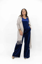 Cardigan Iva con frange