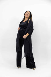 Trio Canotta Fiorella + Pantalone Ornella + Cardigan Iva