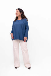 Set 2 Maglia Nicoletta in cotone girocollo