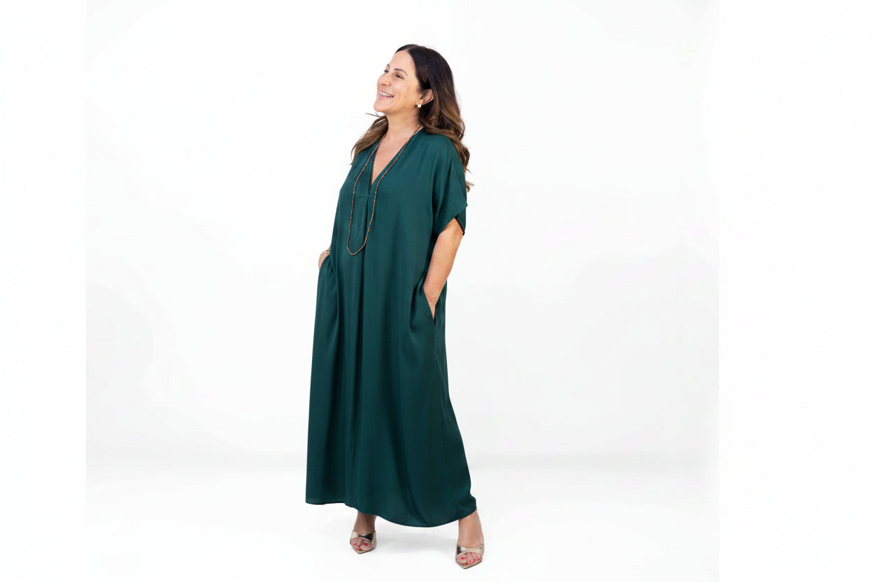 Vestito Manila con scollo a V