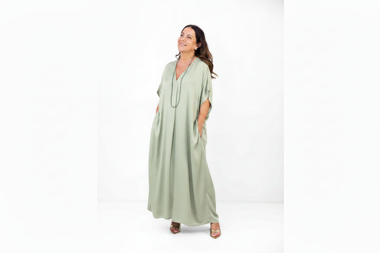 Vestito Manila con scollo a V