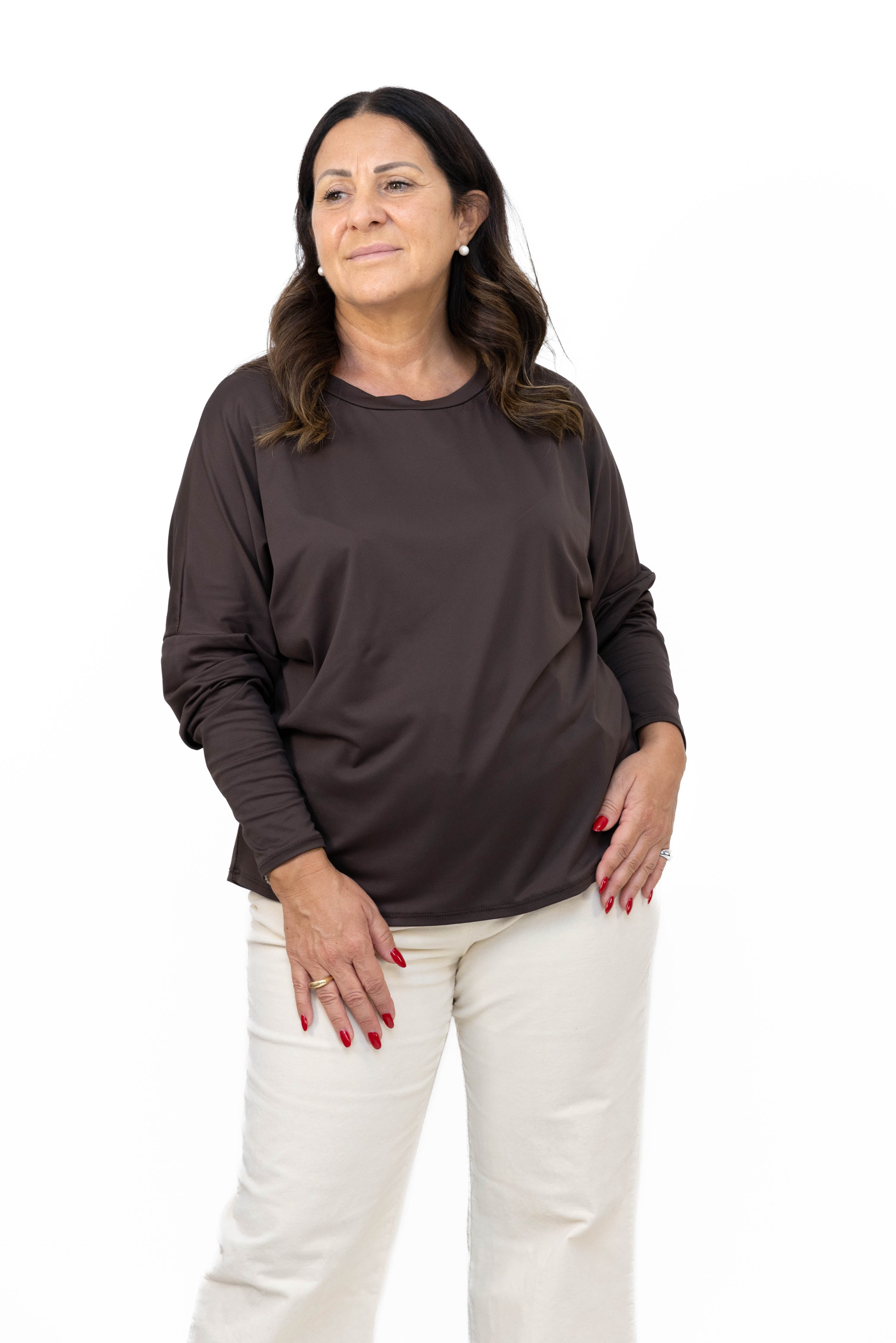 Maglia Sara girocollo in viscosa