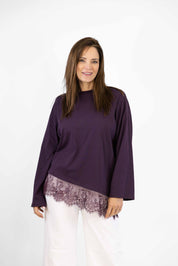 Set 2 Maglia Amelie con pizzo