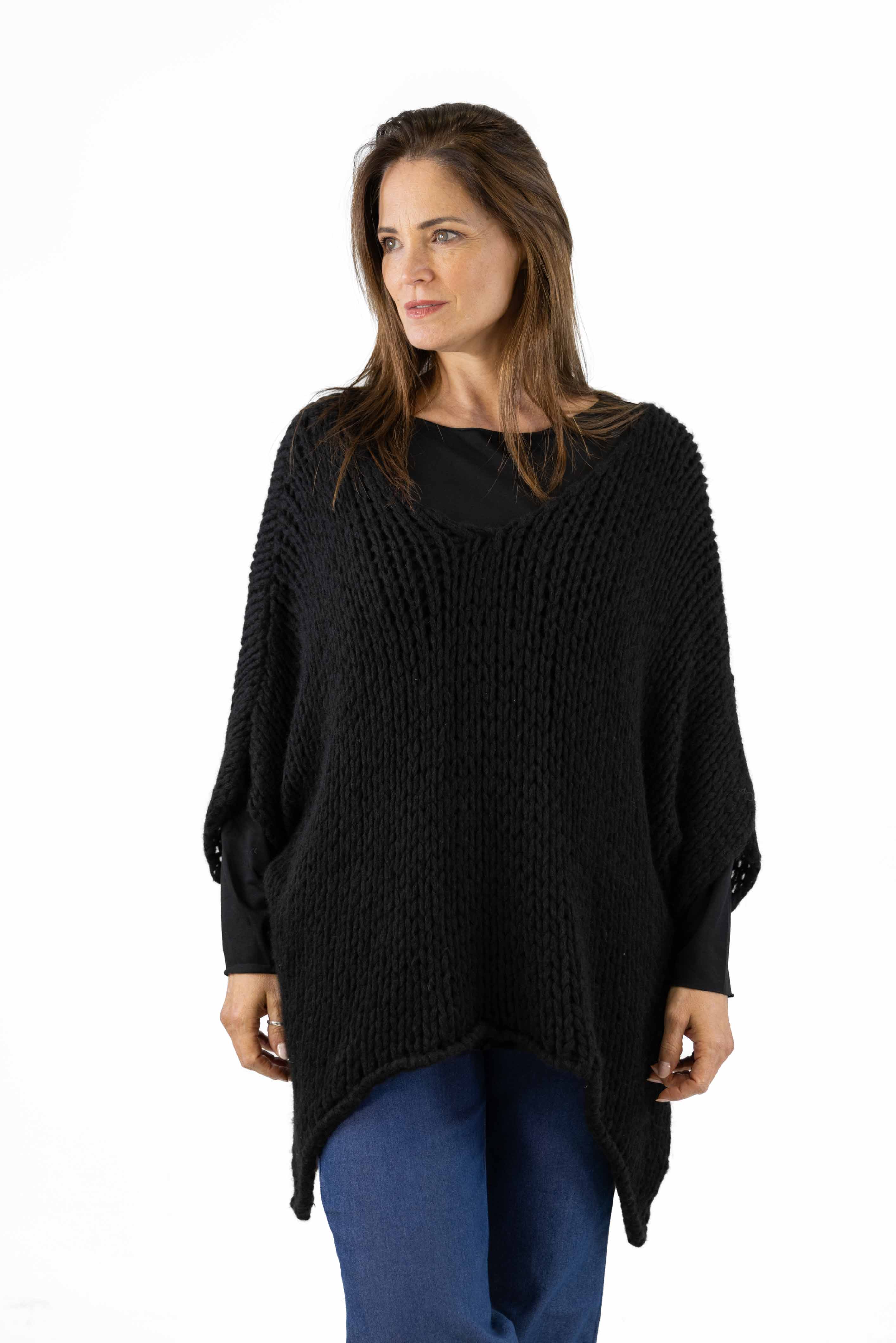 Total look maglione Erica con maglia Annalisa