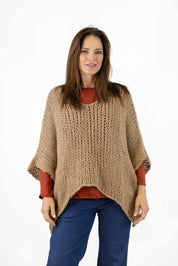 Total look maglione Erica con maglia Annalisa