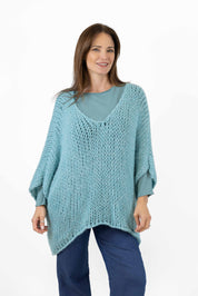 Total look maglione Erica con maglia Annalisa