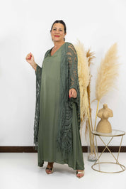 Completo Vestito Beatrice con Scialle Nadia
