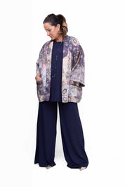 Completo Rachele maglia e pantalone con Kimono Lucrezia