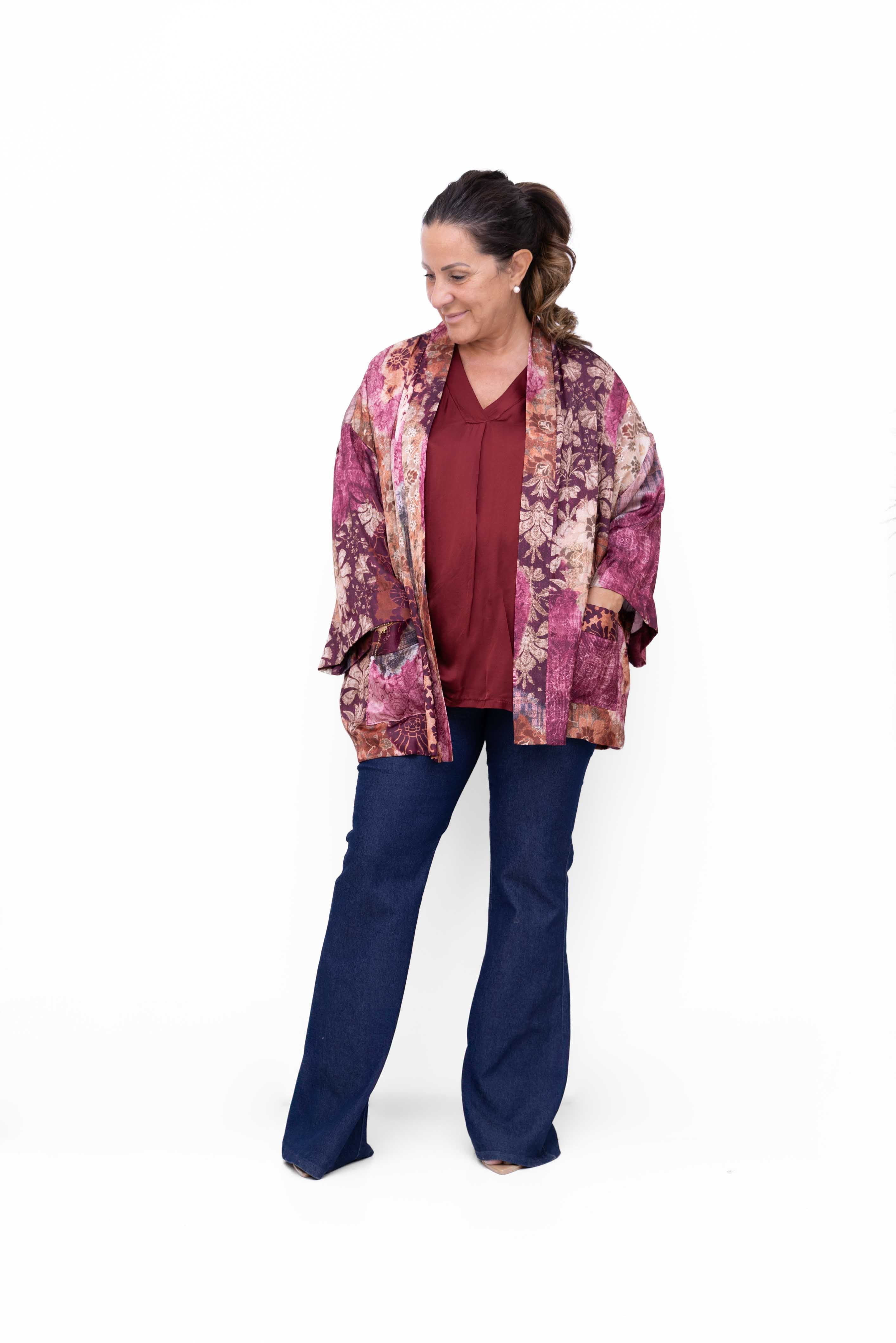 Completo Giacca Kimono Loredana con Maglia Raffaella