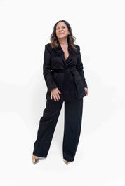 Completo Lucia giacca e pantalone in camoscio - Numa Milano