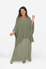 Completo Vestito Beatrice con Poncho Isabella