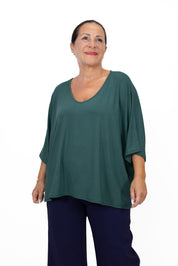 Maglia Marina manica 3/4 in viscosa