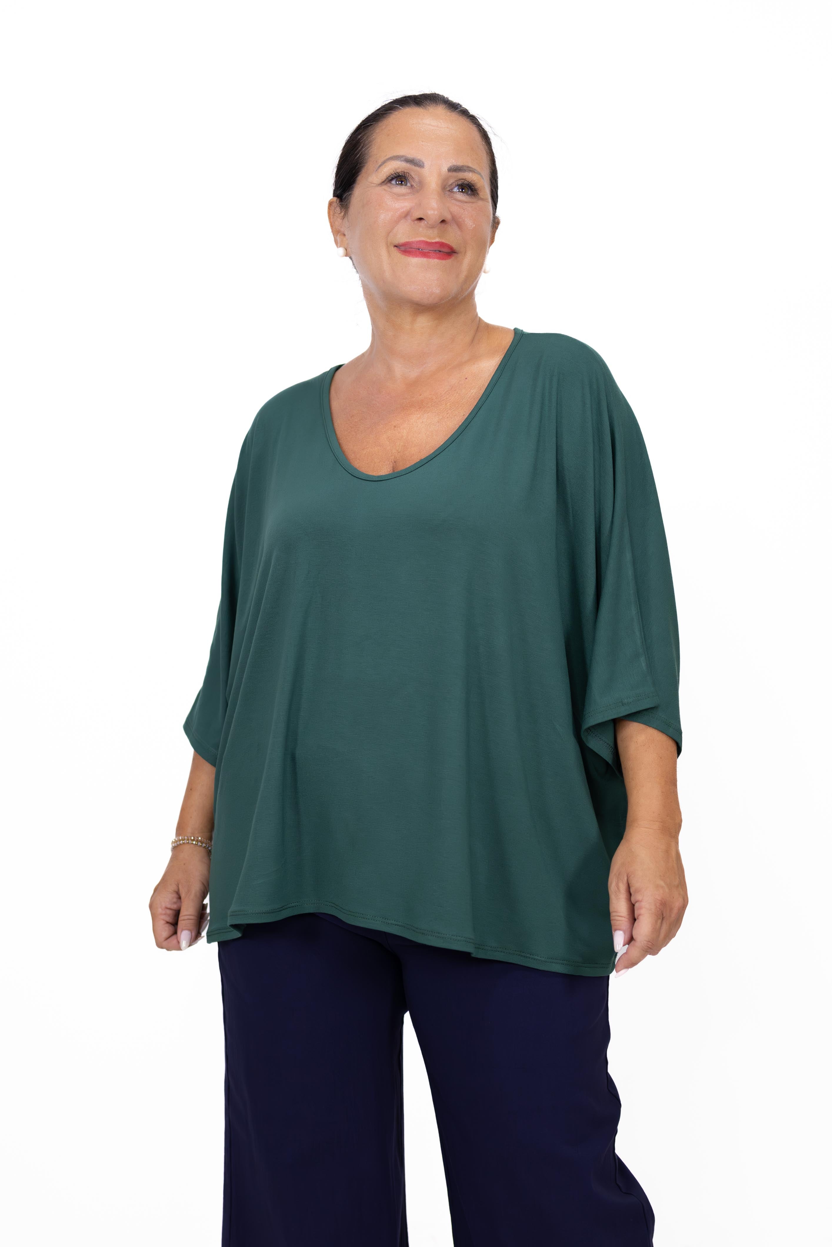 Maglia Marina manica 3/4 in viscosa