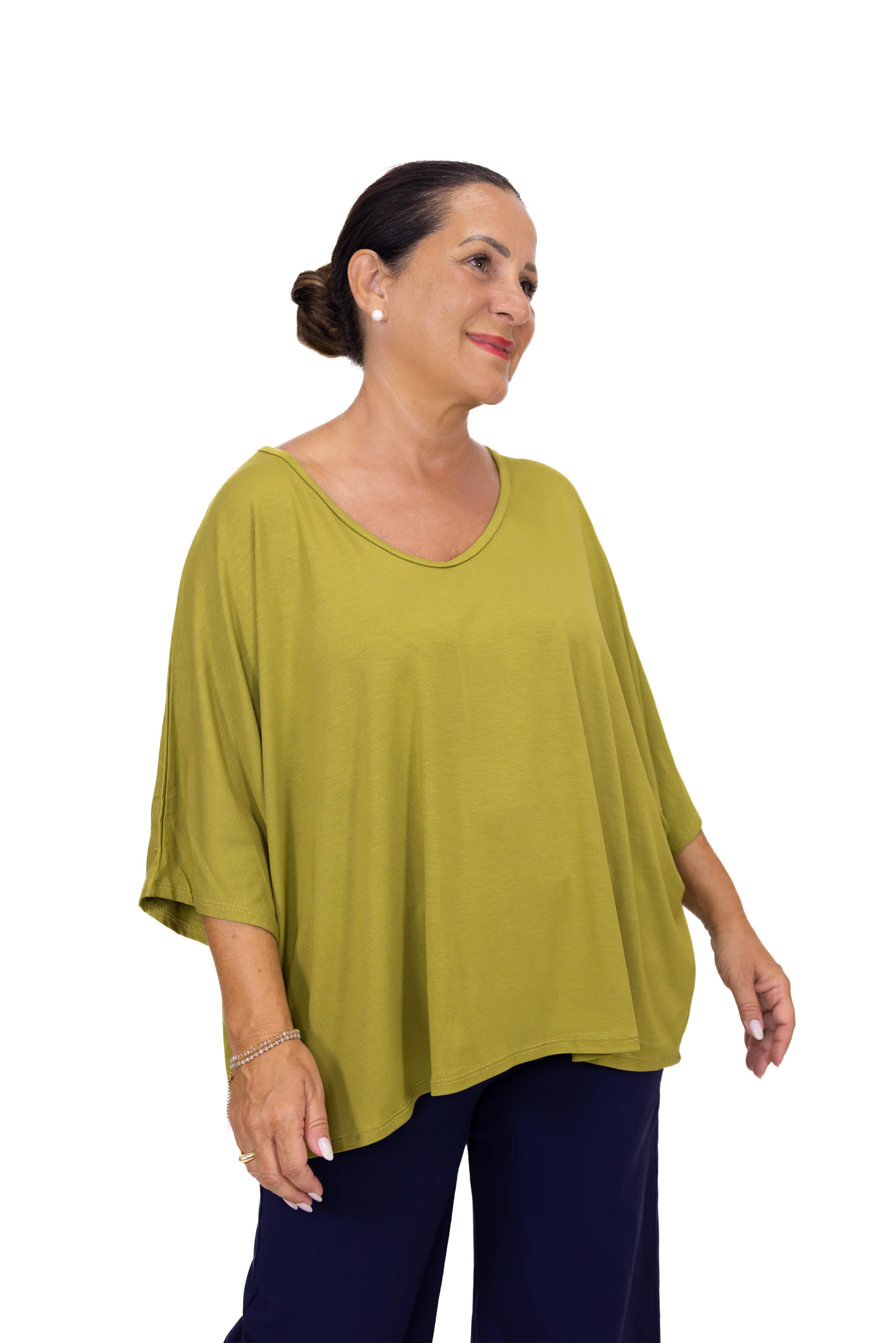Maglia Marina manica 3/4 in viscosa