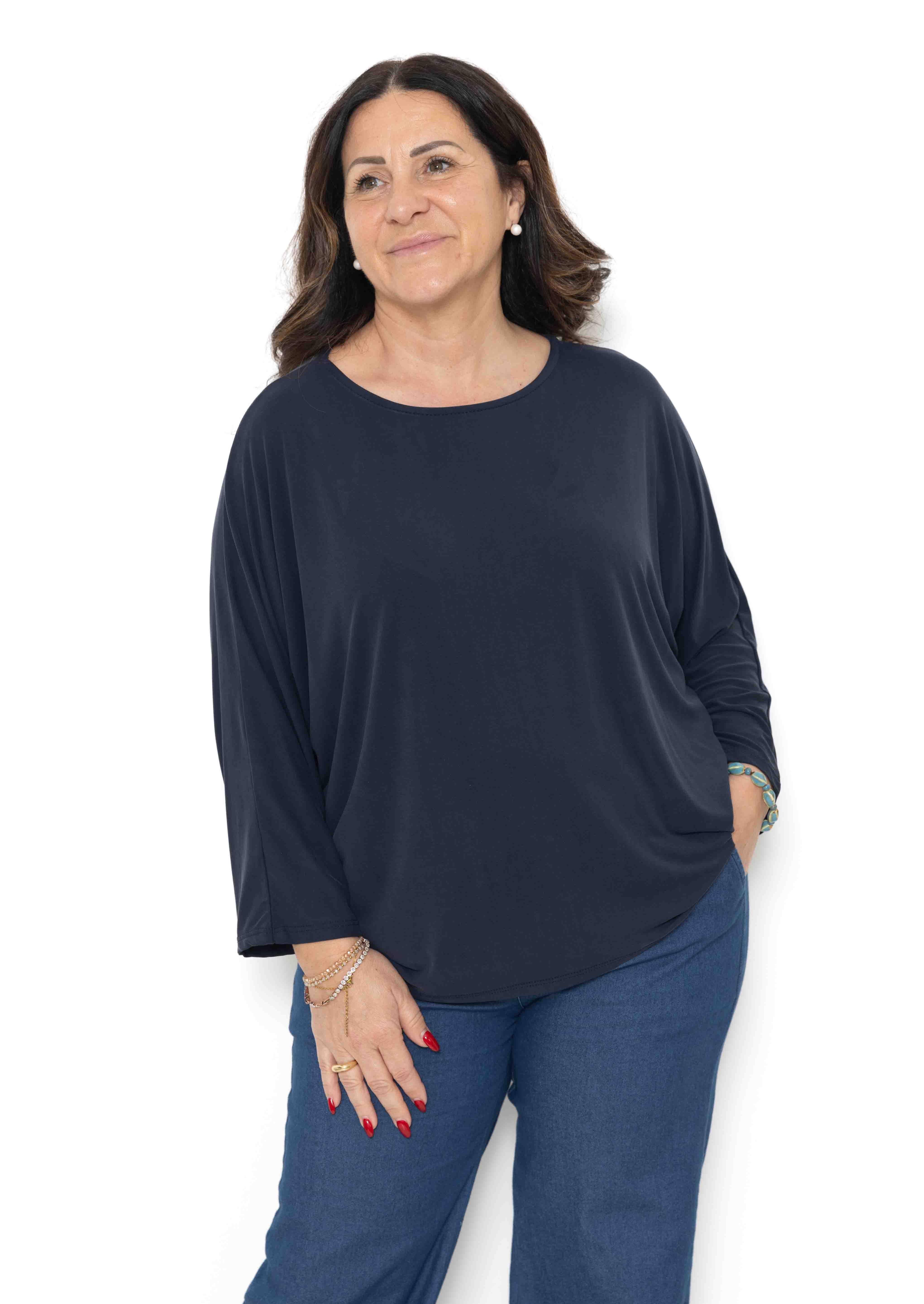 Maglia Regina girocollo manica 3/4