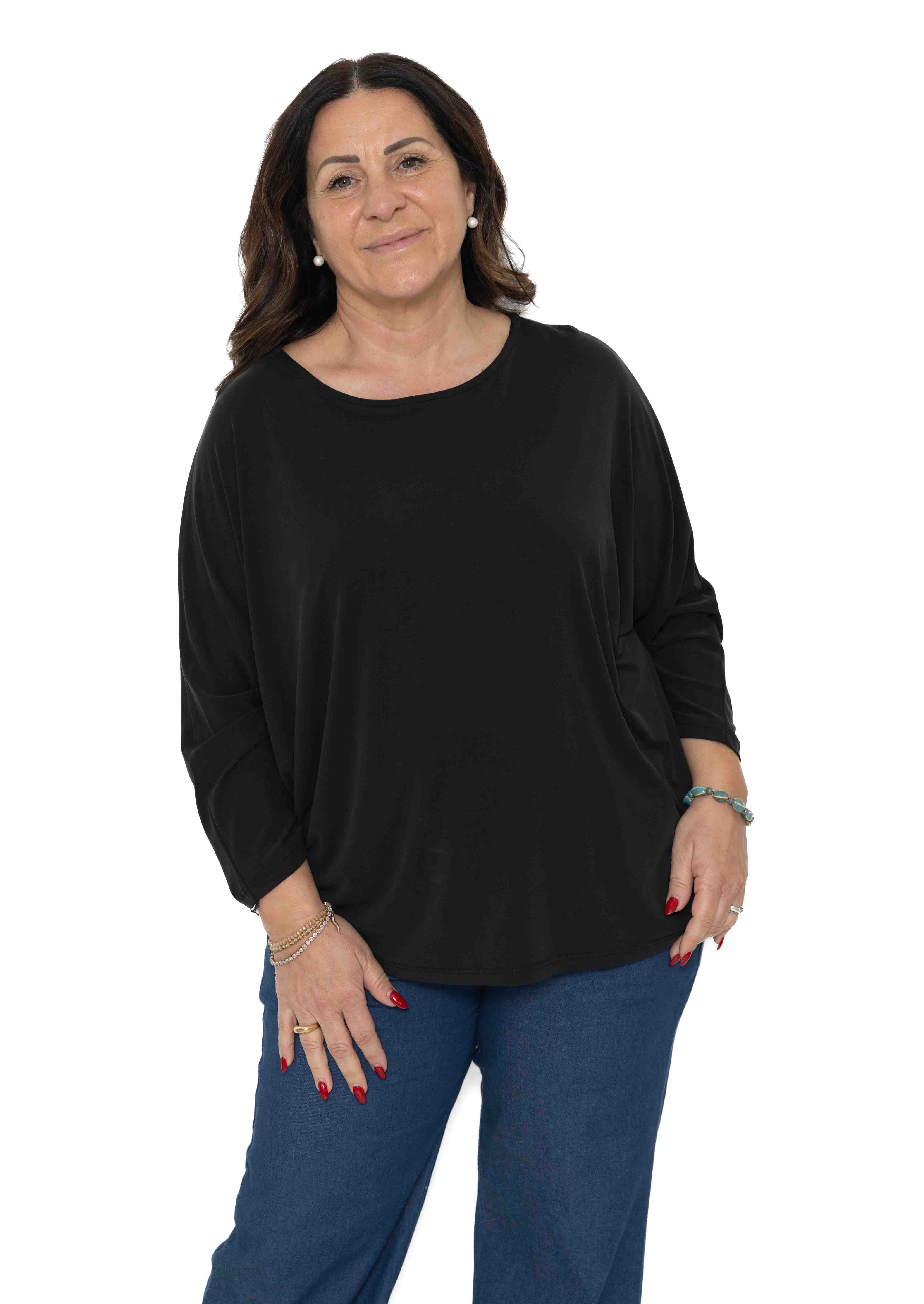 Maglia Regina girocollo manica 3/4