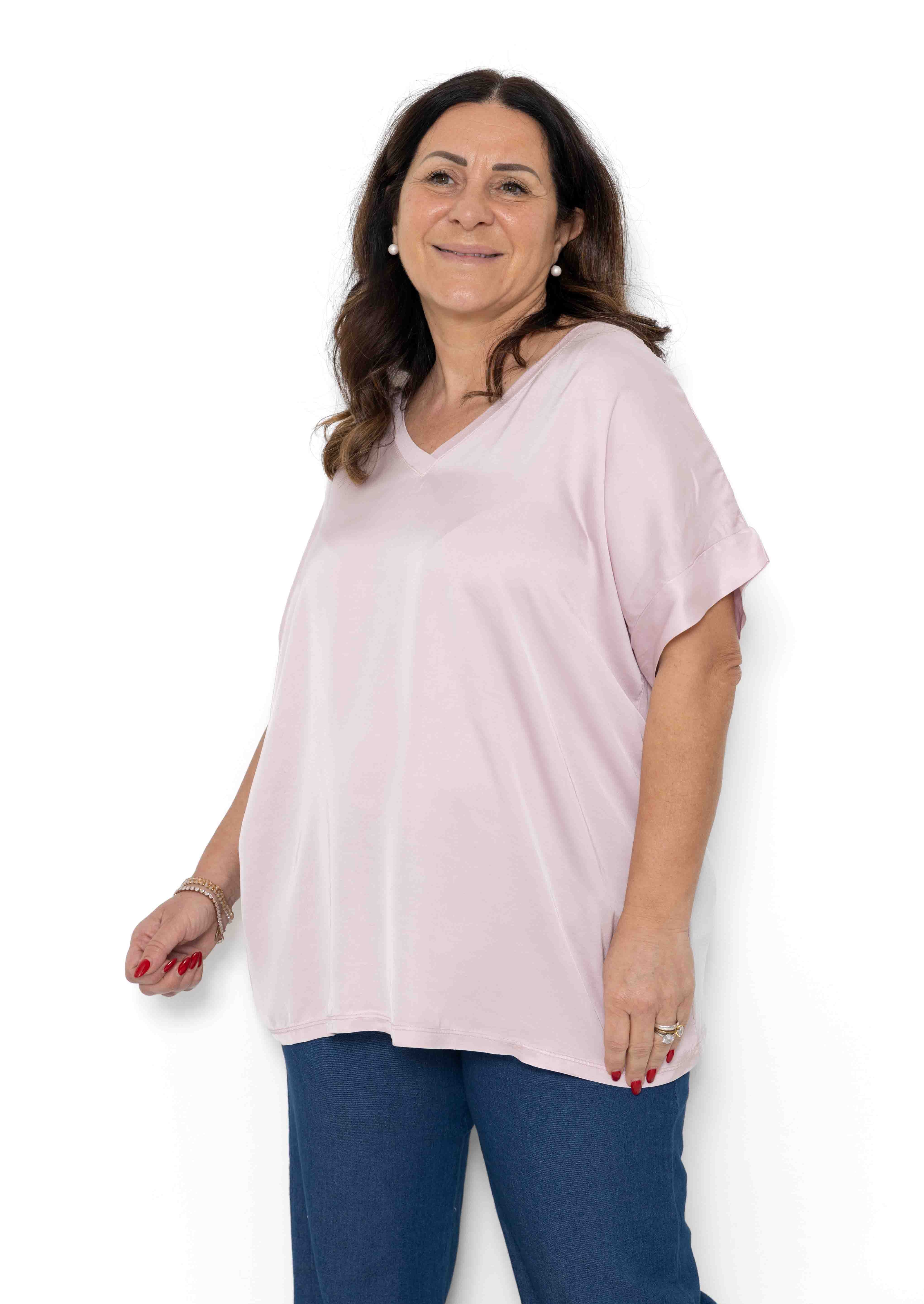 Set 2 Maglia Gabriella scollo a V manica corta - Numa Milano