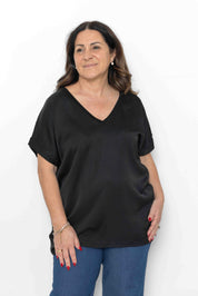 Set 2 Maglia Gabriella scollo a V manica corta - Numa Milano