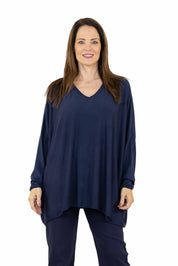 Maglia Jeny in viscosa lana e angora manica lunga