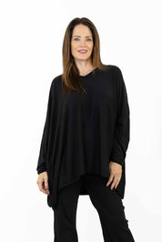 Maglia Jeny in viscosa lana e angora manica lunga