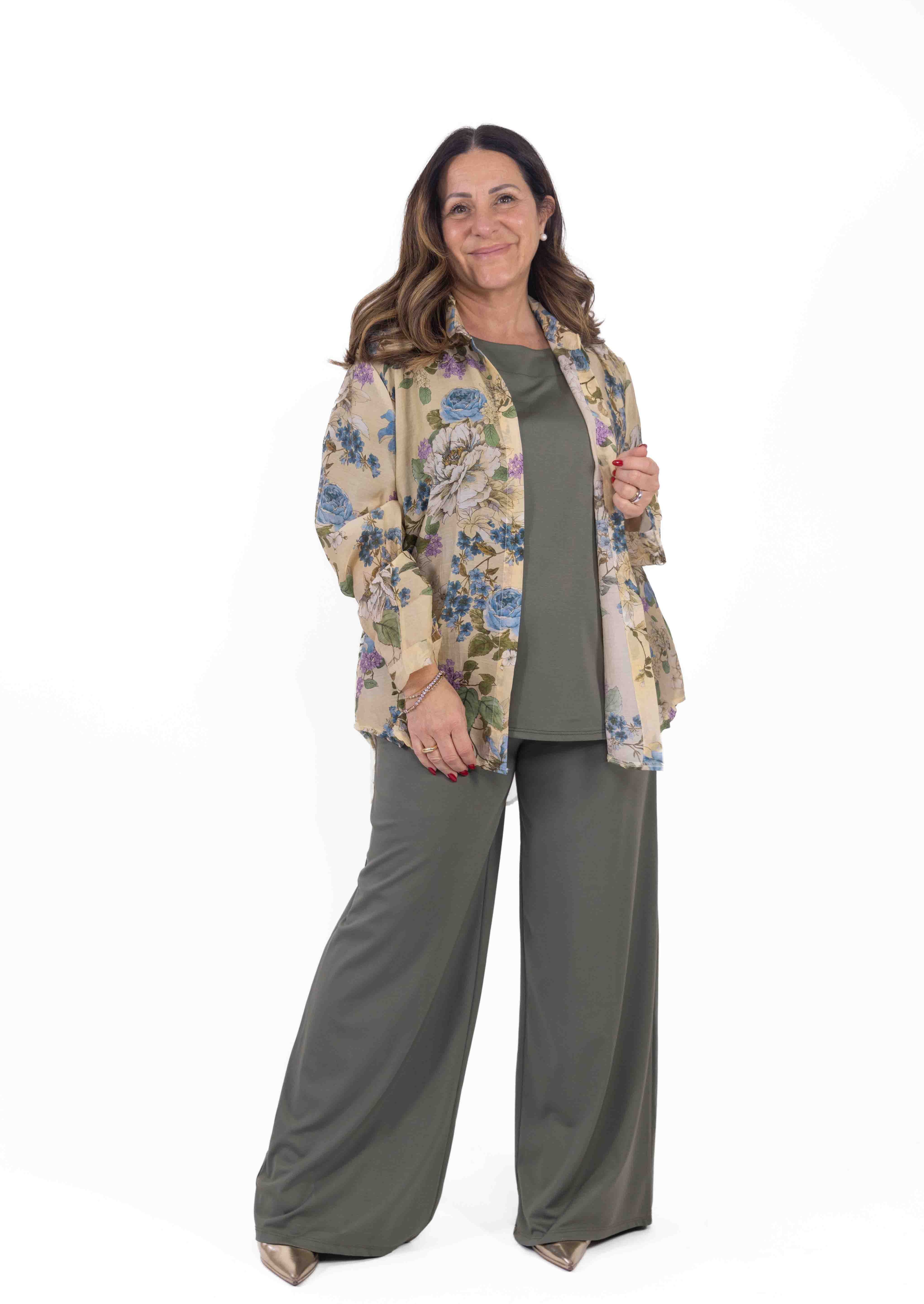 Camicia Cinzia fantasia floreale