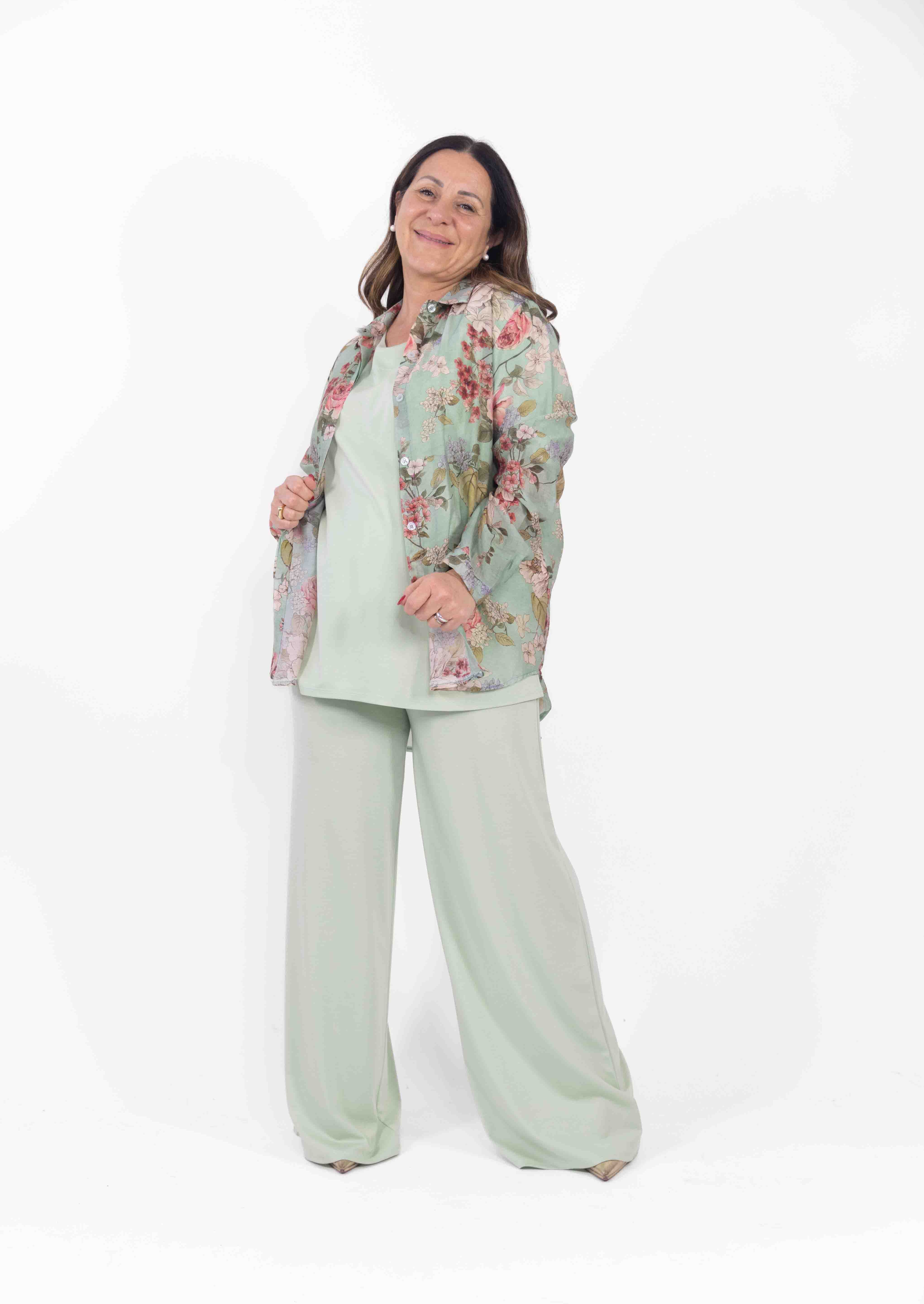 Camicia Cinzia fantasia floreale