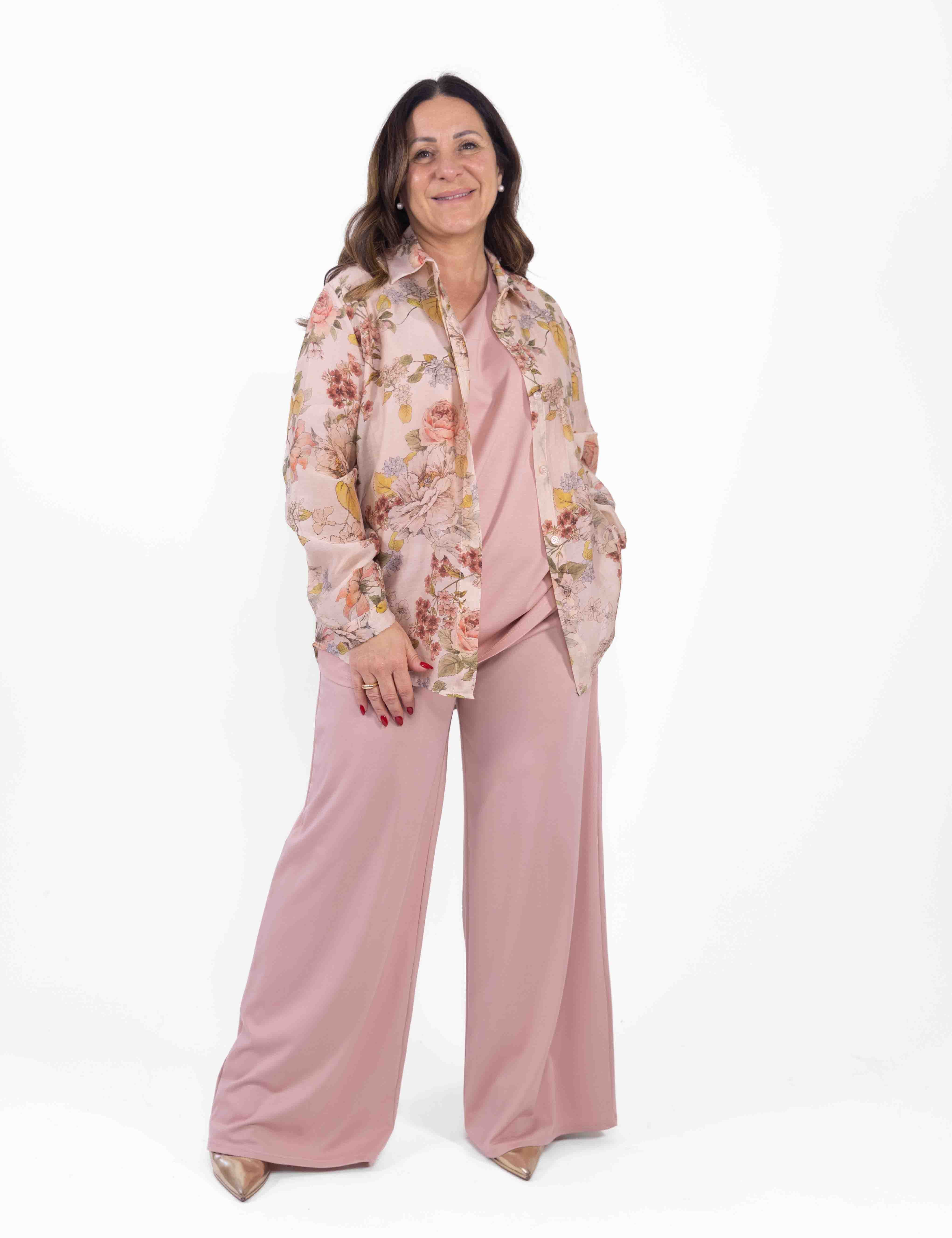 Camicia Cinzia fantasia floreale - Numa Milano
