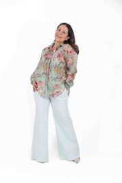 Camicia Cinzia fantasia floreale