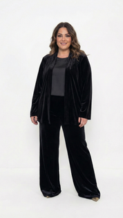 Completo Ornella giacca Kimono e pantalone in velluto