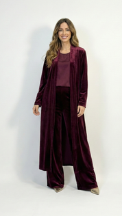 Completo Chemisier Cristiana con pantalone Ornella in velluto