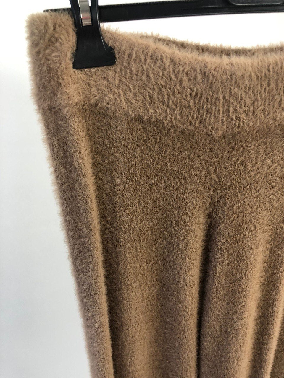 Pantalone tessuto effetto peluche