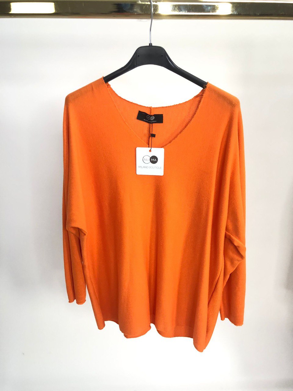 Maglia in viscosa effetto garzato