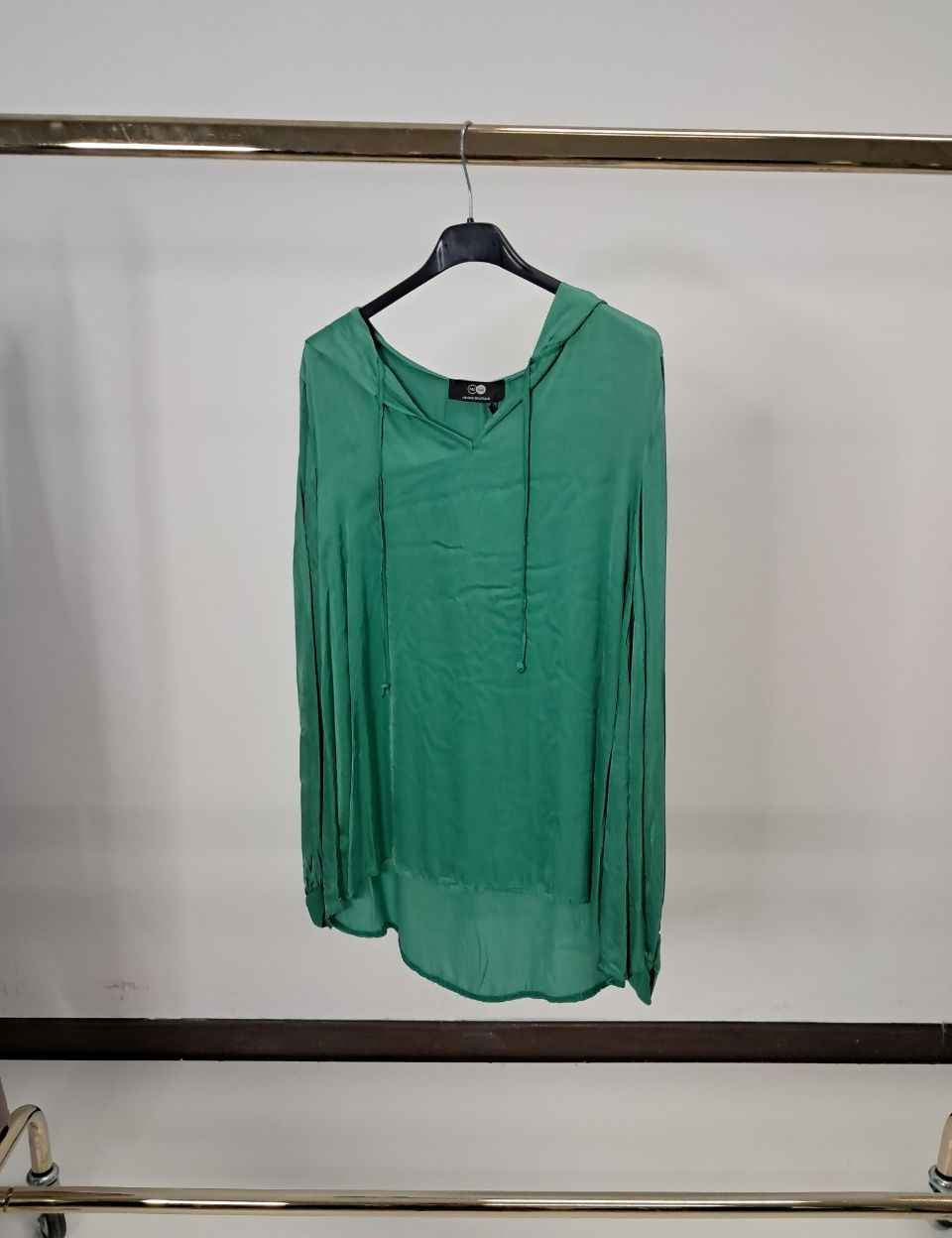Maglia con cappuccio in viscosa