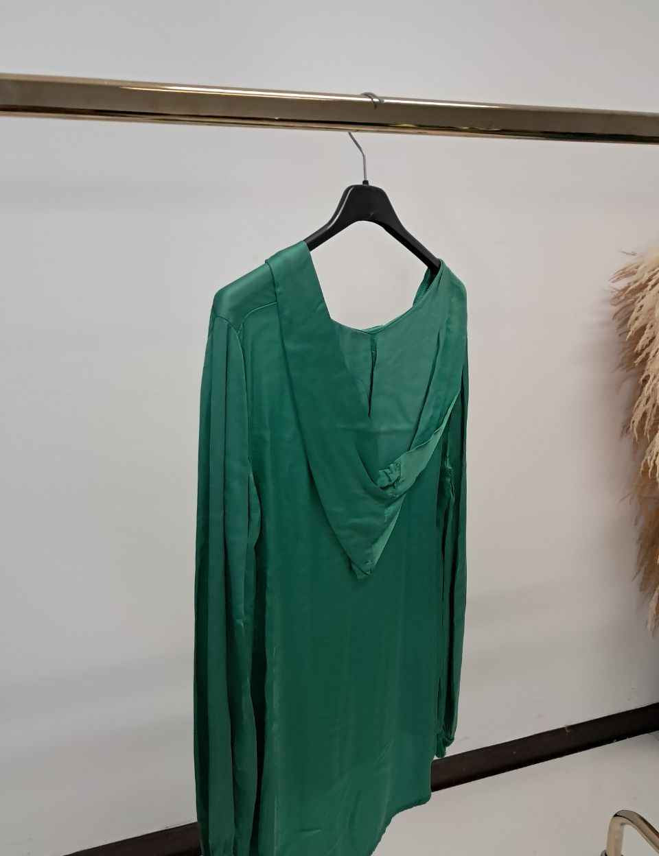 Maglia con cappuccio in viscosa