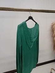 Maglia con cappuccio in viscosa