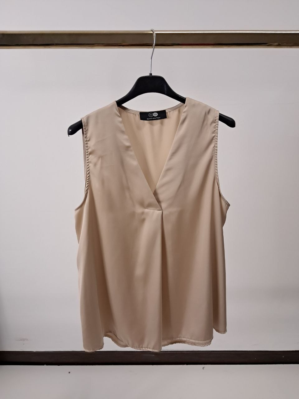 Maglia senza maniche scollo a V