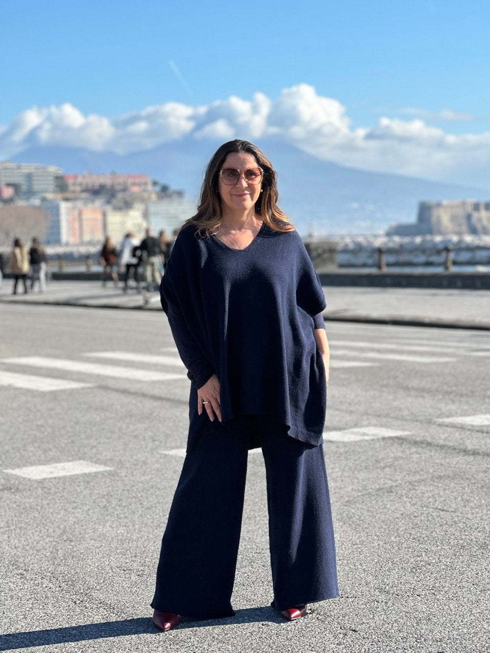 Completo Maria Teresa con maglia manica 3/4 e pantalone